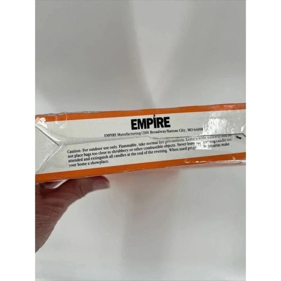 Vintage Halloween Luminarias Witch, Black Cat, Jack-o-lantern W/candles/Empire - Picture 4 of 9